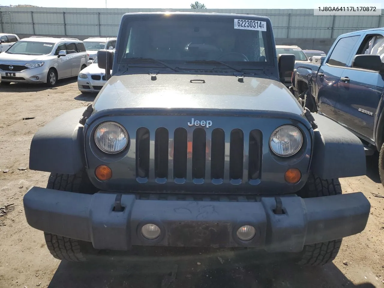 2007 Jeep Wrangler Rubicon VIN: 1J8GA64117L170872 Lot: 62230314