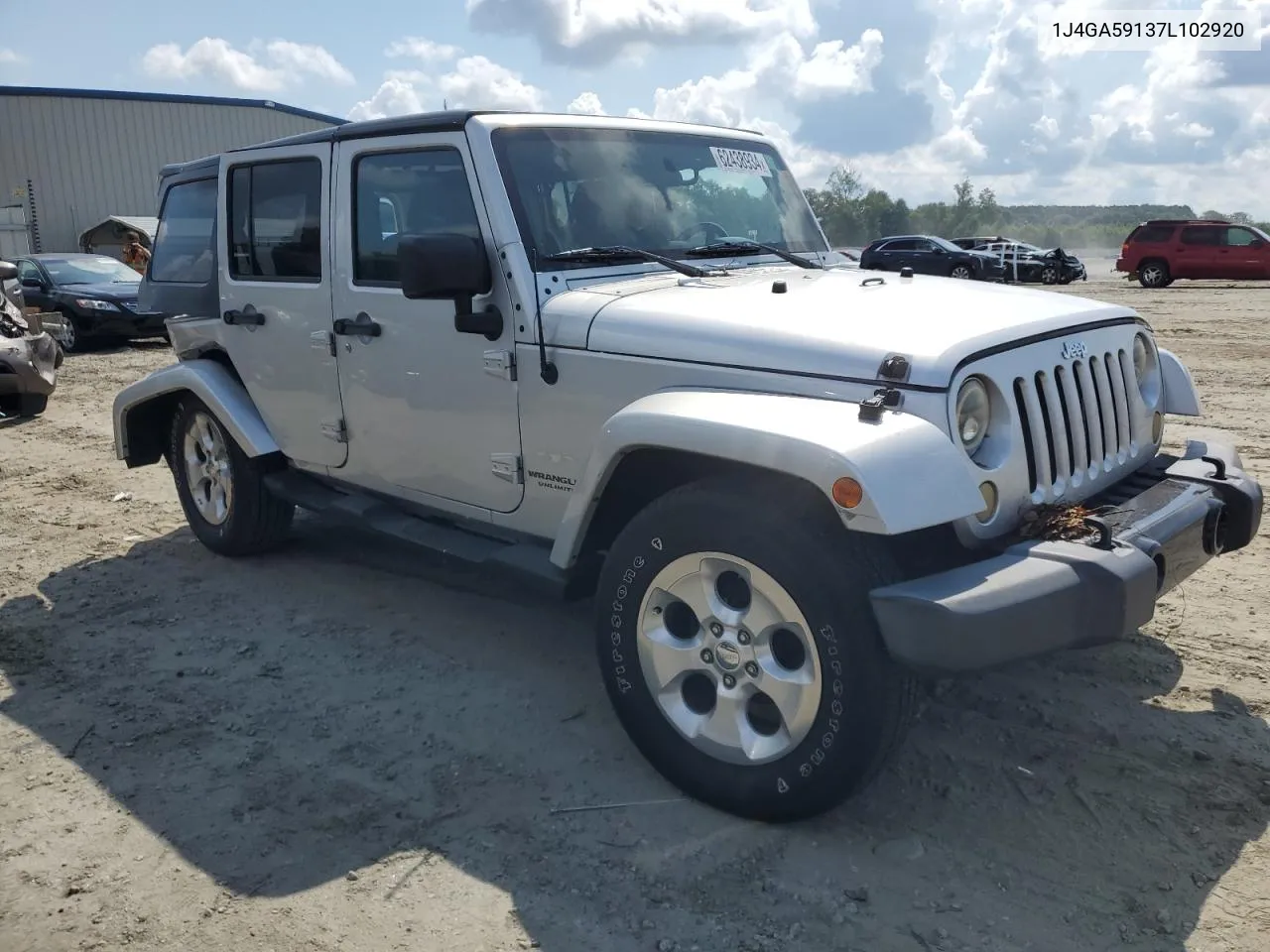 1J4GA59137L102920 2007 Jeep Wrangler Sahara