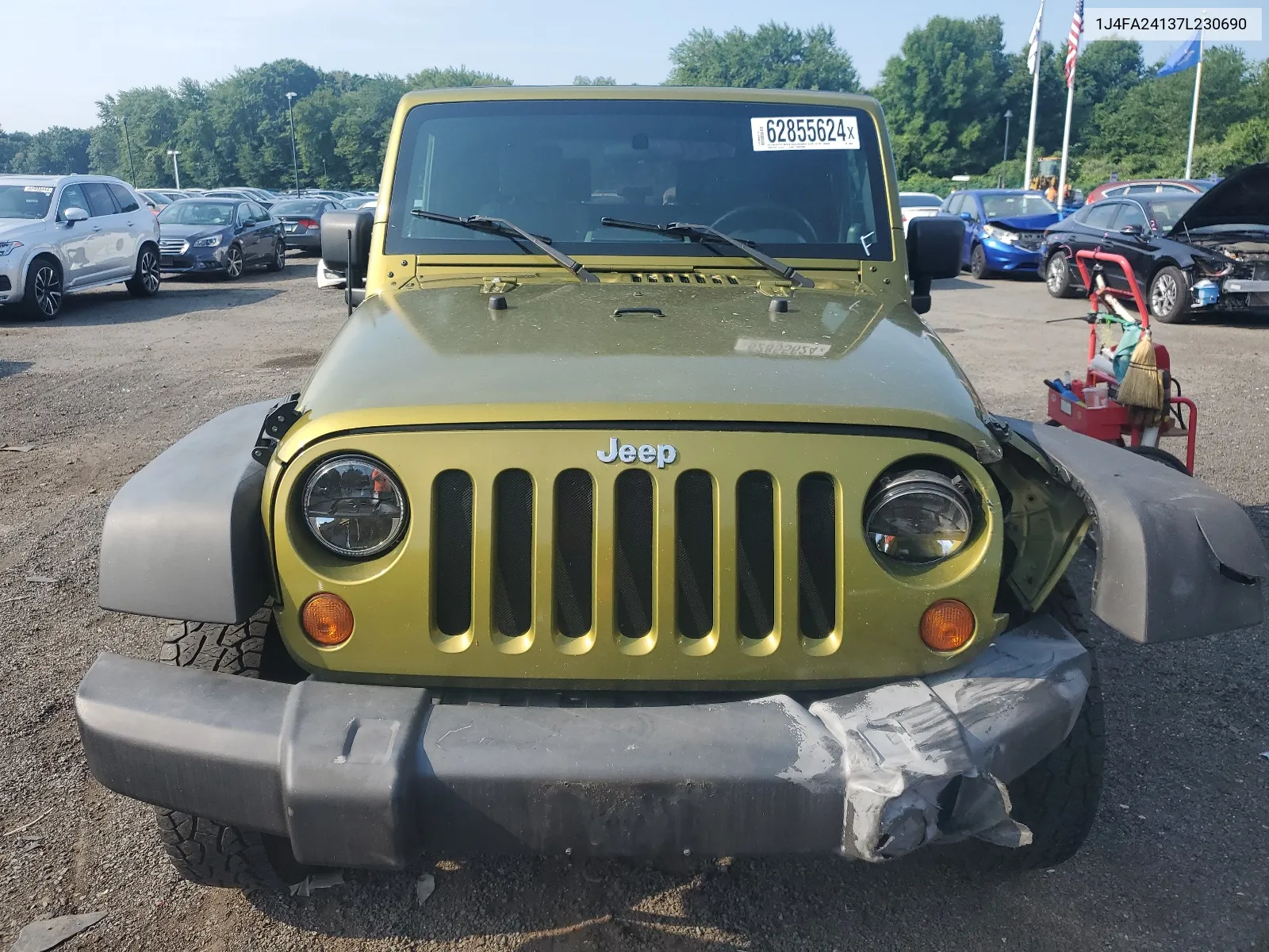 2007 Jeep Wrangler X VIN: 1J4FA24137L230690 Lot: 62855624