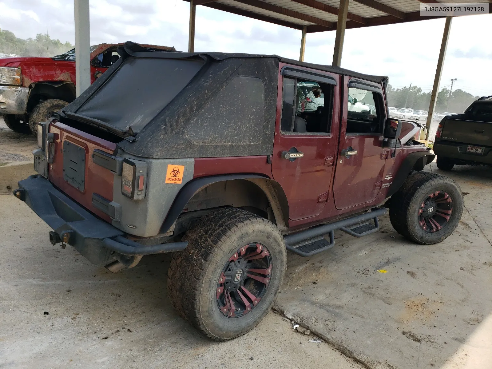 2007 Jeep Wrangler Sahara VIN: 1J8GA59127L197128 Lot: 64677664