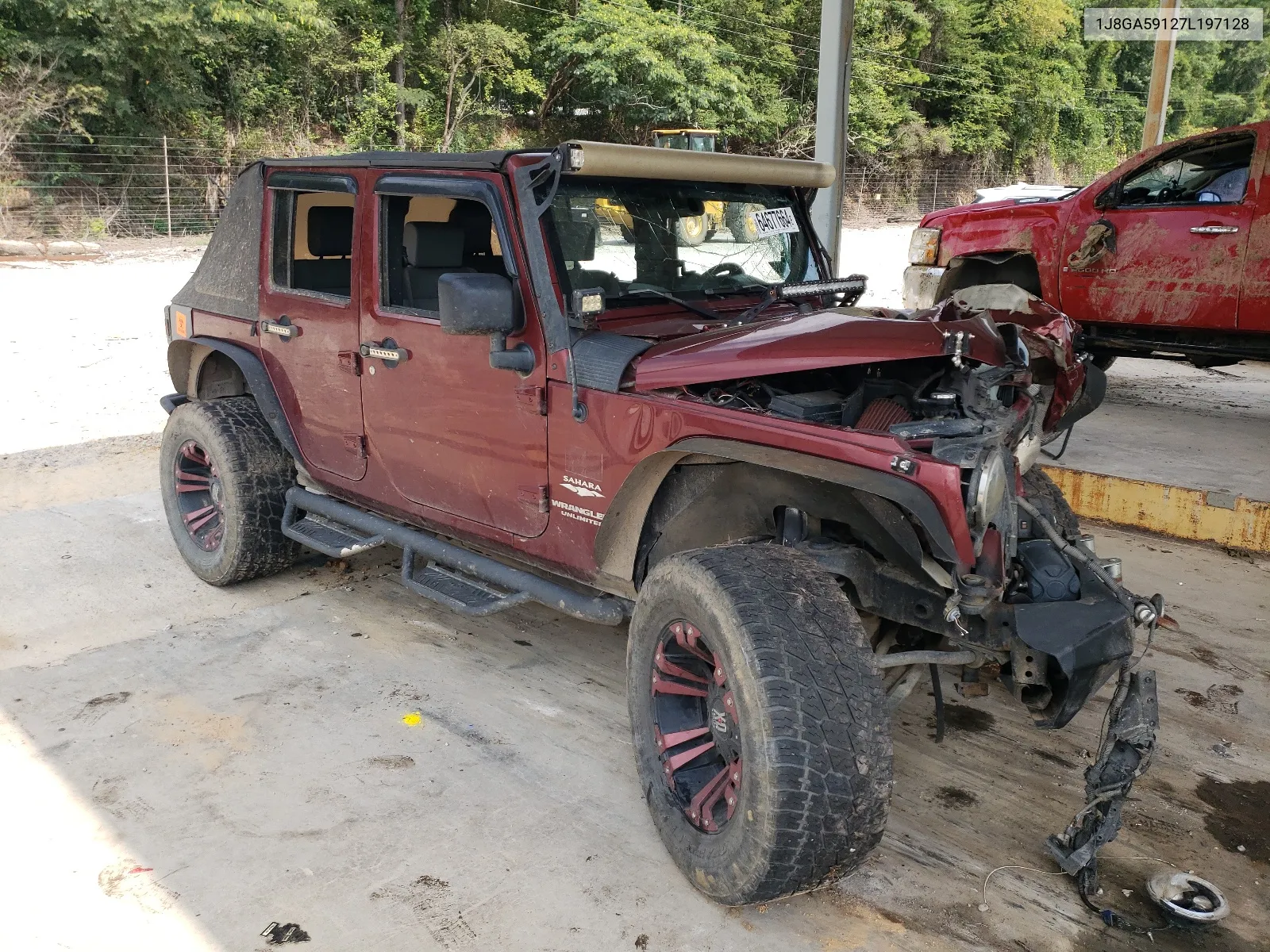 1J8GA59127L197128 2007 Jeep Wrangler Sahara