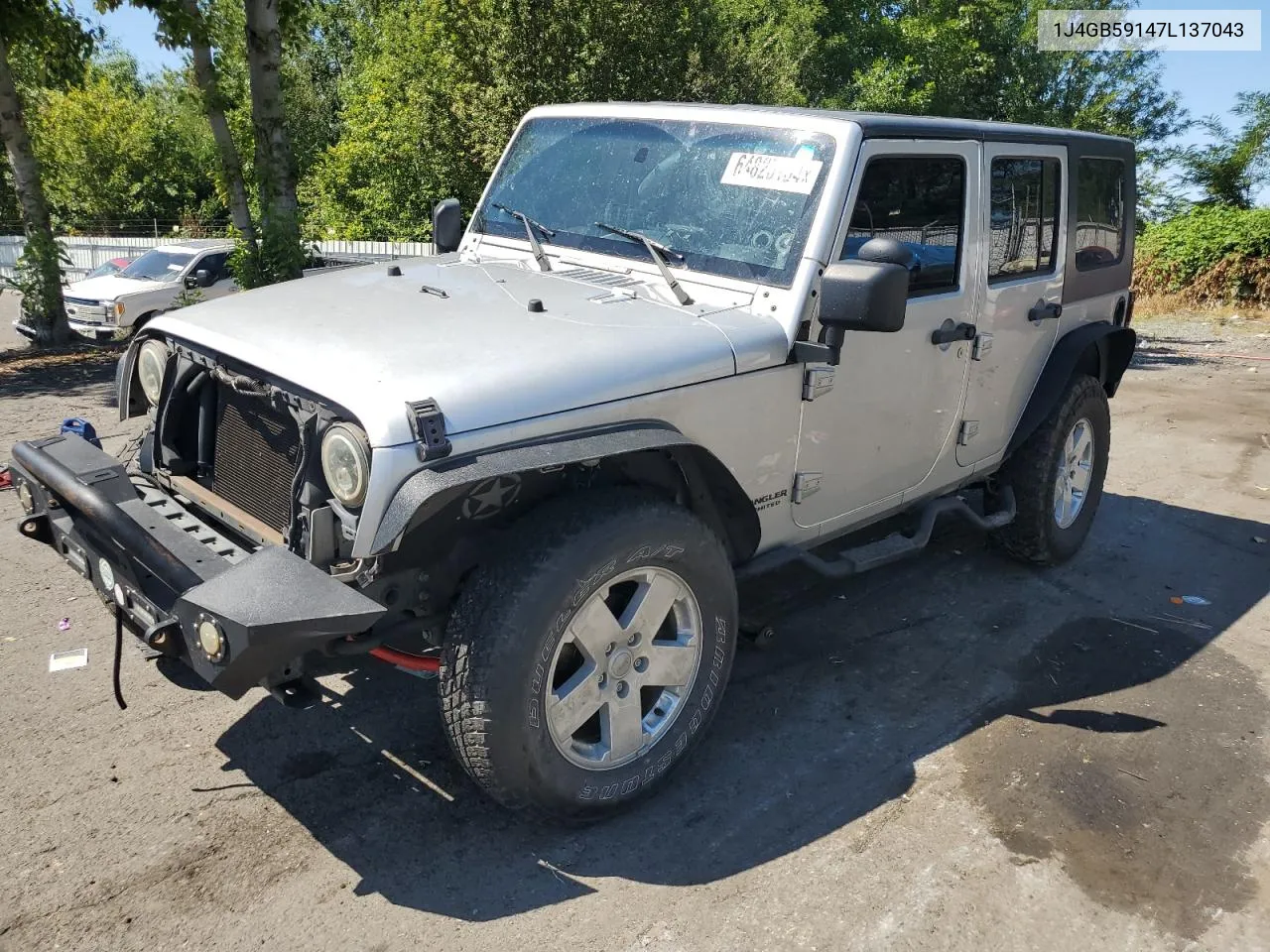 1J4GB59147L137043 2007 Jeep Wrangler Sahara