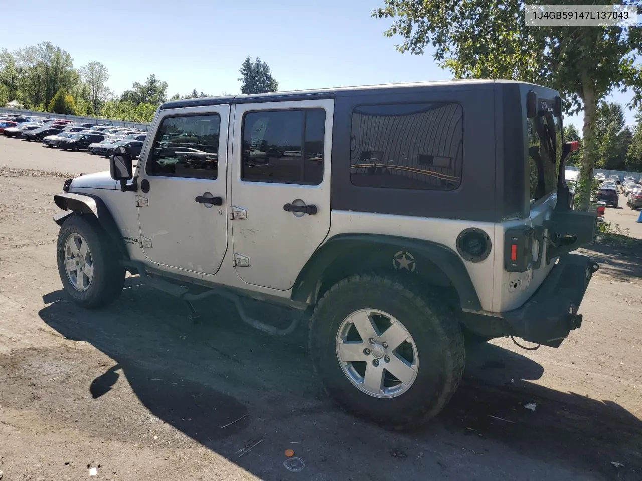 2007 Jeep Wrangler Sahara VIN: 1J4GB59147L137043 Lot: 64825134