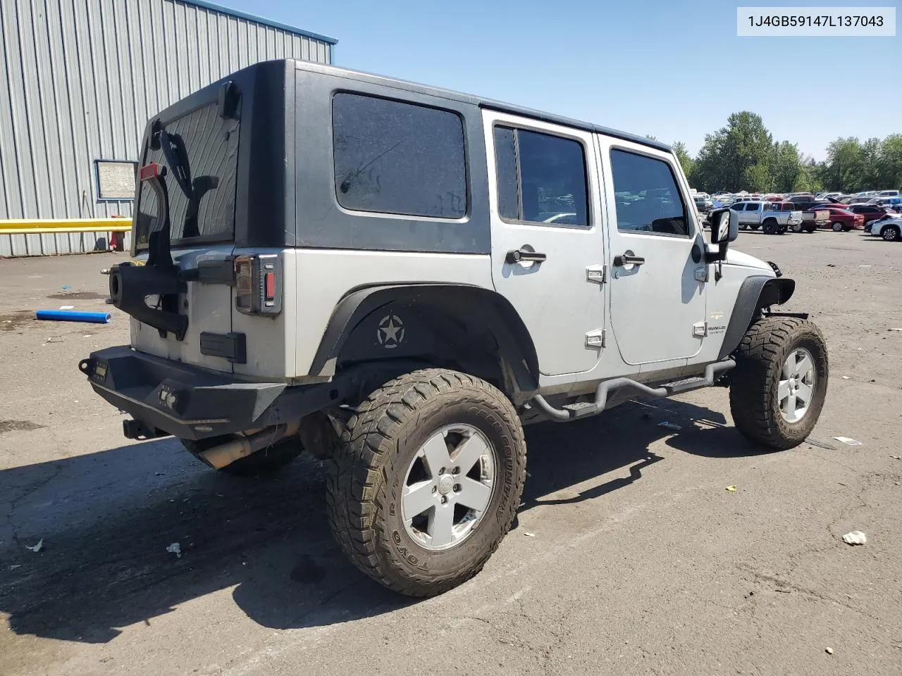 1J4GB59147L137043 2007 Jeep Wrangler Sahara