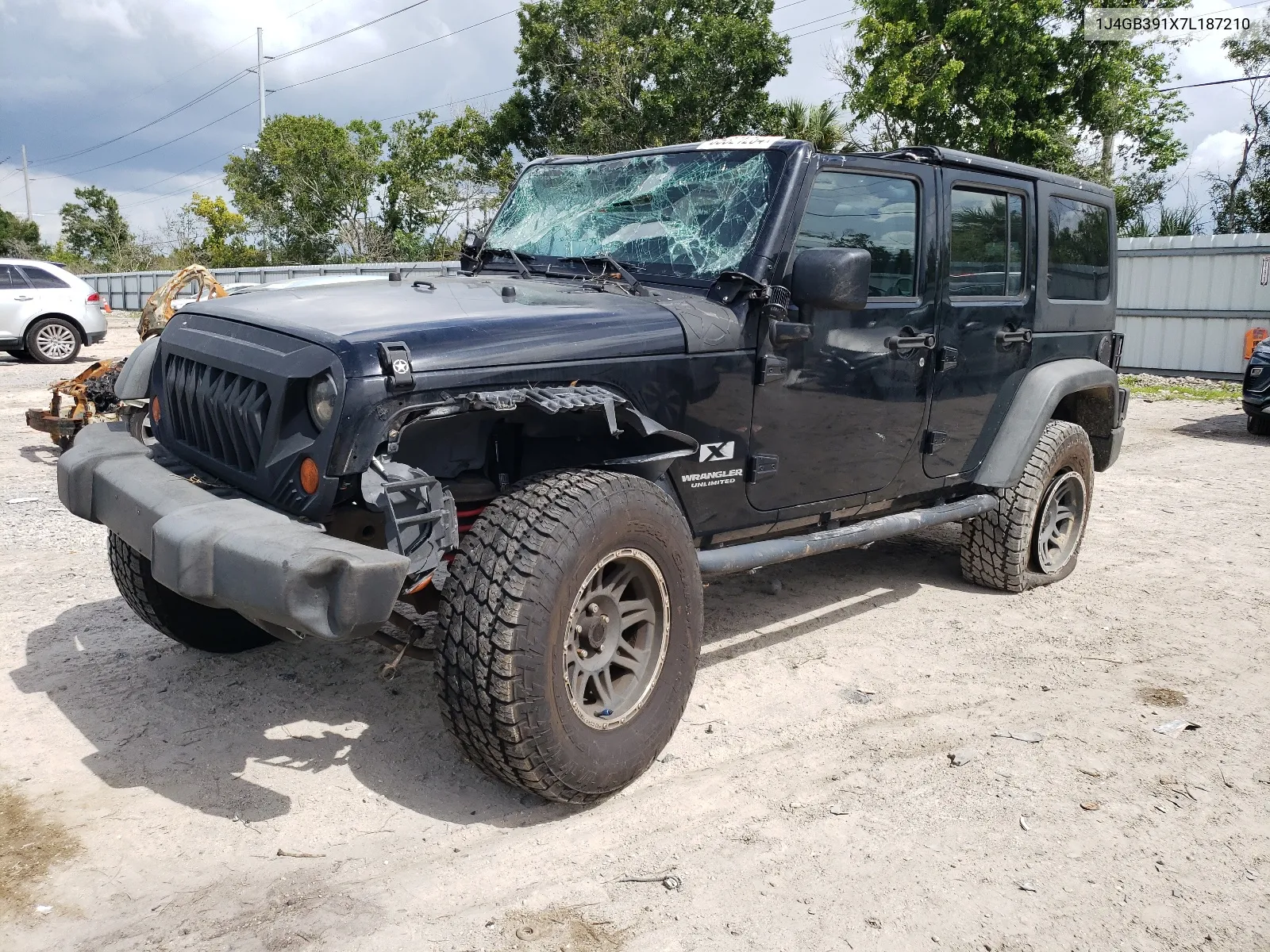 2007 Jeep Wrangler X VIN: 1J4GB391X7L187210 Lot: 65821284