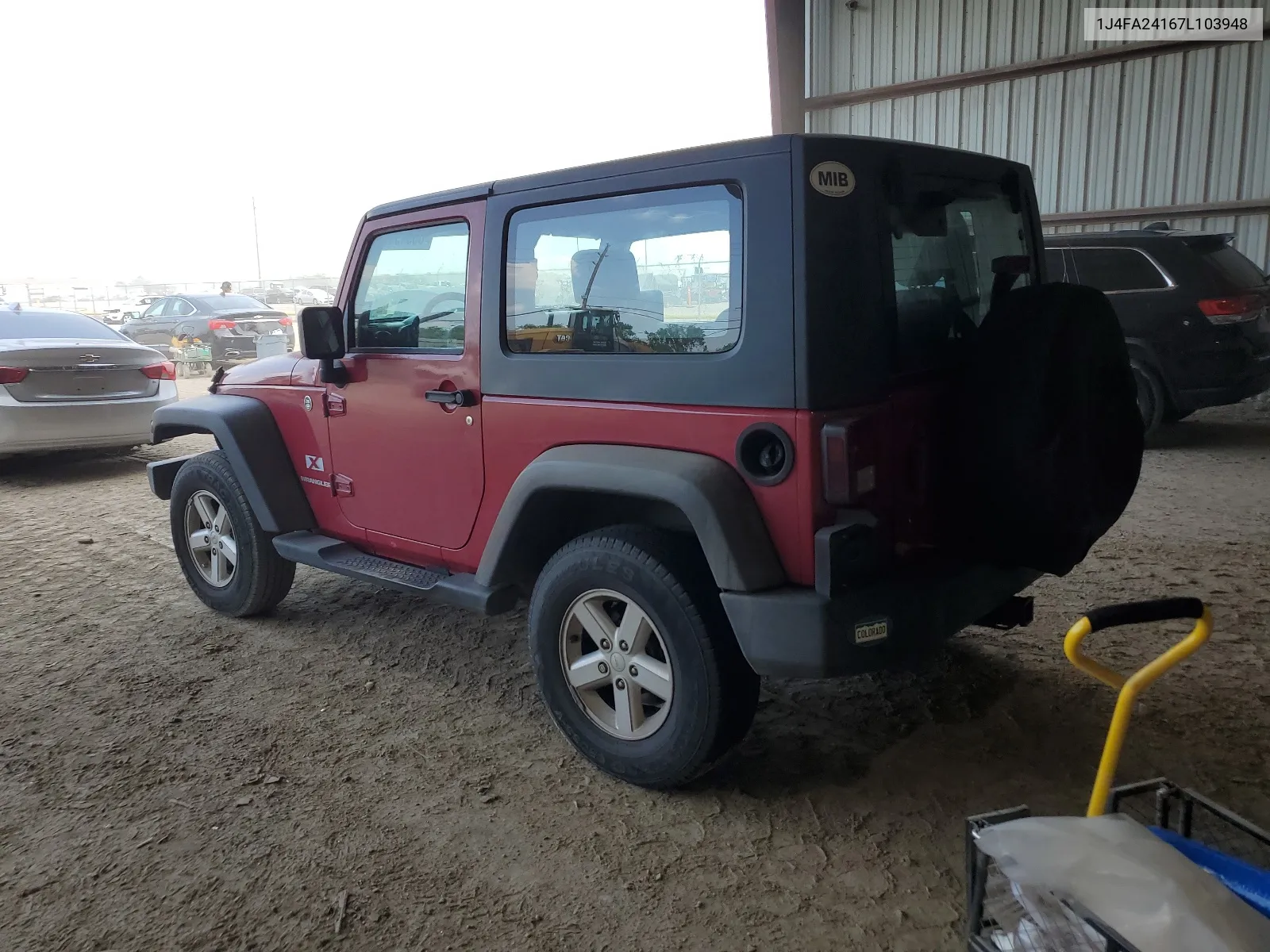 1J4FA24167L103948 2007 Jeep Wrangler X