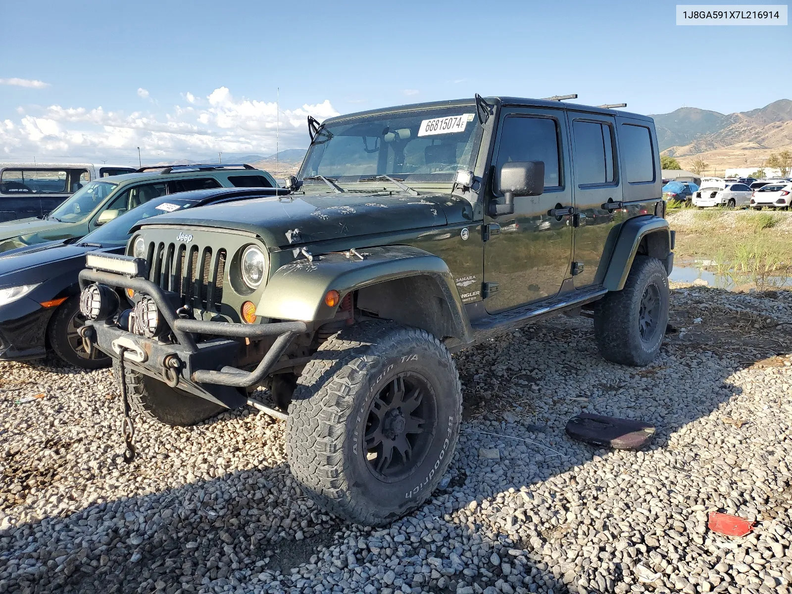 1J8GA591X7L216914 2007 Jeep Wrangler Sahara