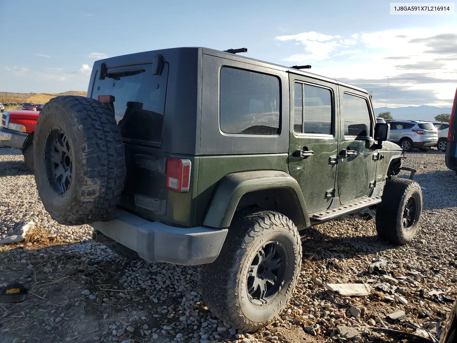 2007 Jeep Wrangler Sahara VIN: 1J8GA591X7L216914 Lot: 66815074