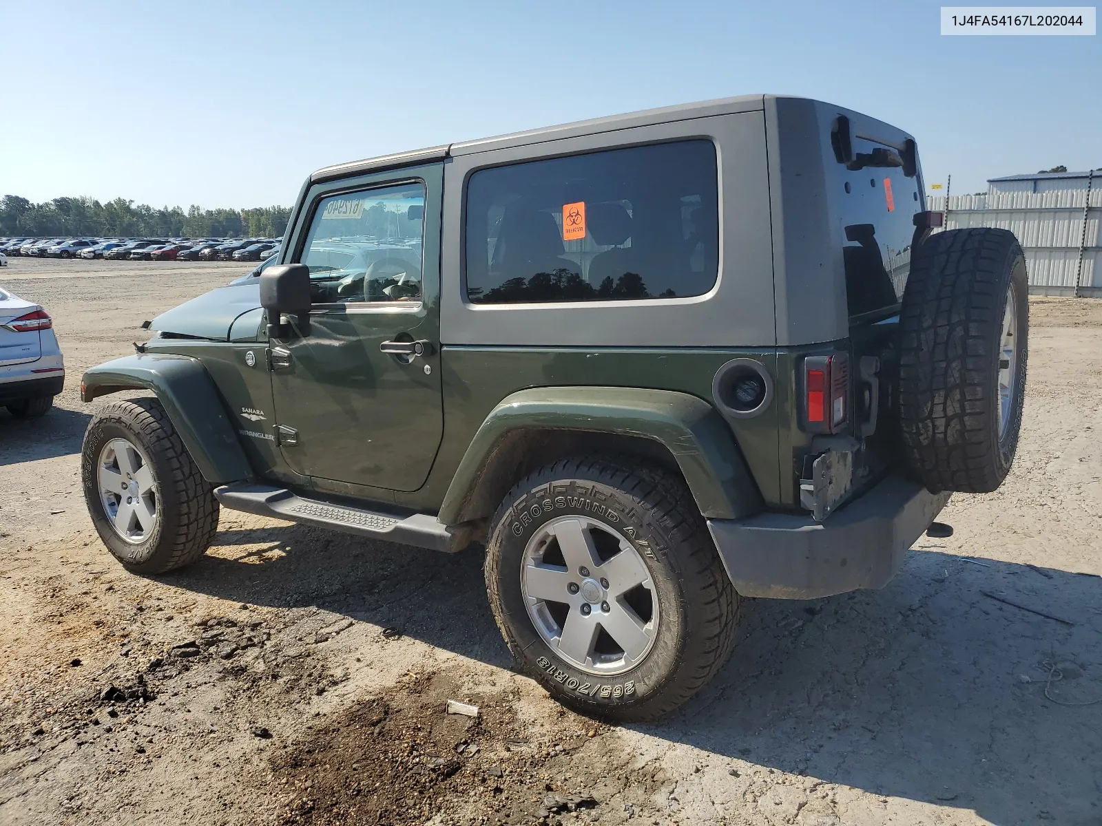 1J4FA54167L202044 2007 Jeep Wrangler Sahara