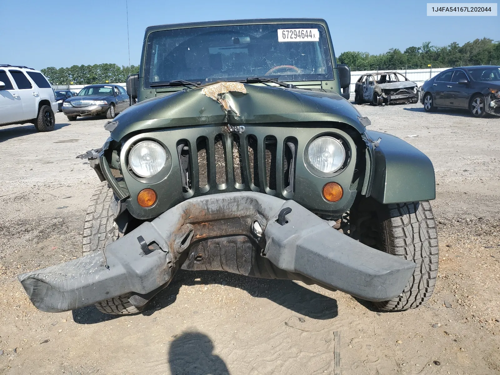 2007 Jeep Wrangler Sahara VIN: 1J4FA54167L202044 Lot: 67294644