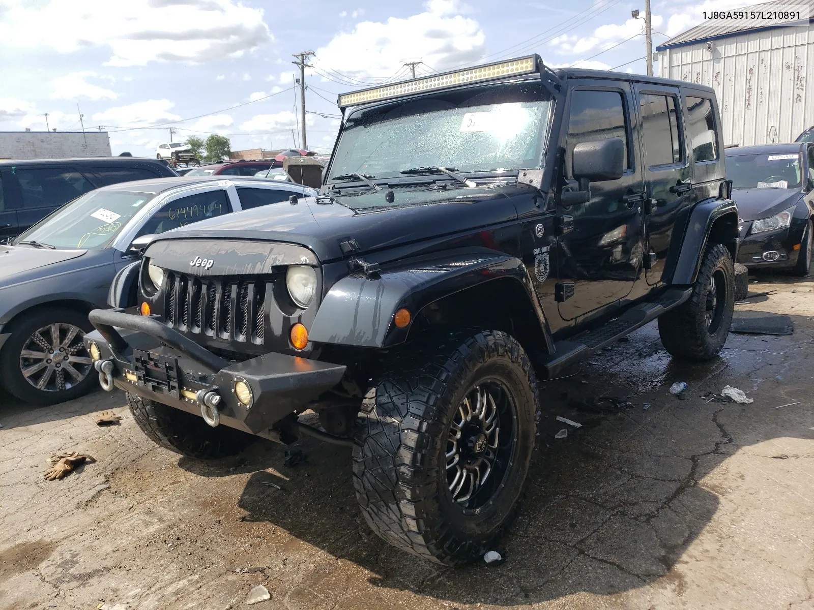 1J8GA59157L210891 2007 Jeep Wrangler Sahara