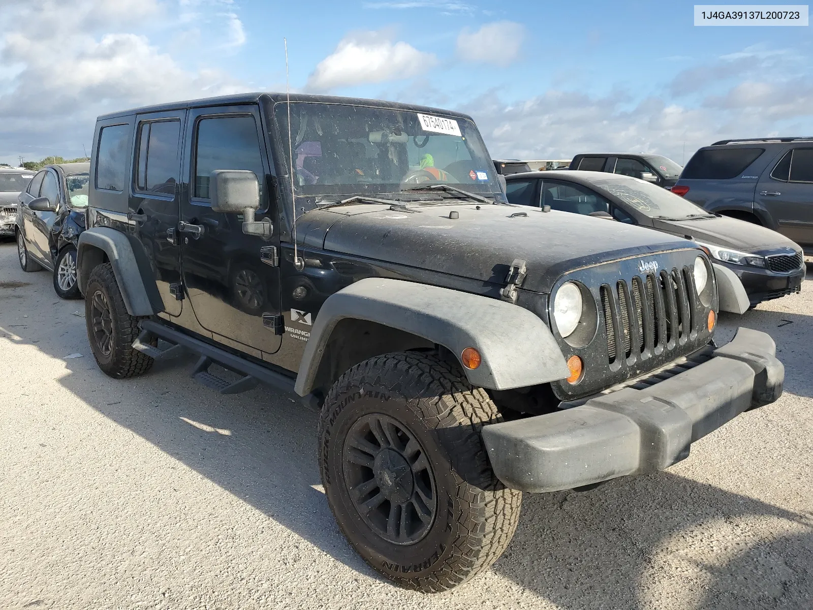 1J4GA39137L200723 2007 Jeep Wrangler X