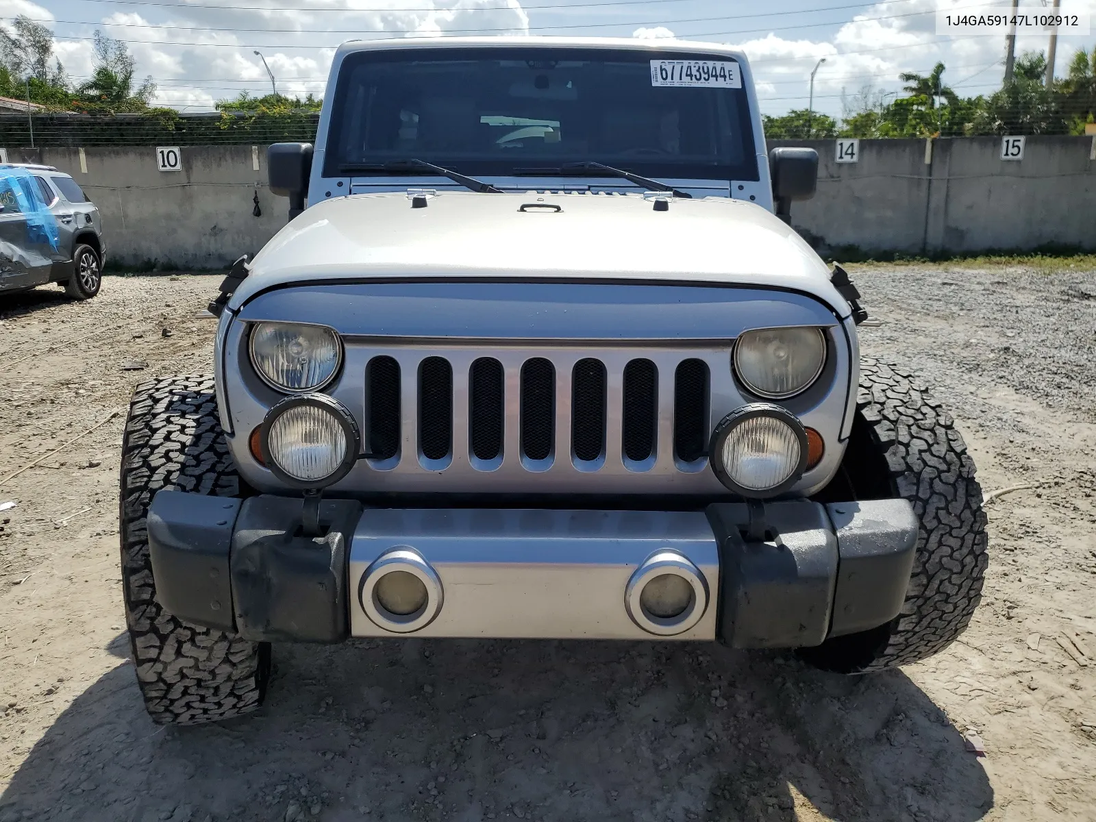 2007 Jeep Wrangler Sahara VIN: 1J4GA59147L102912 Lot: 67743944