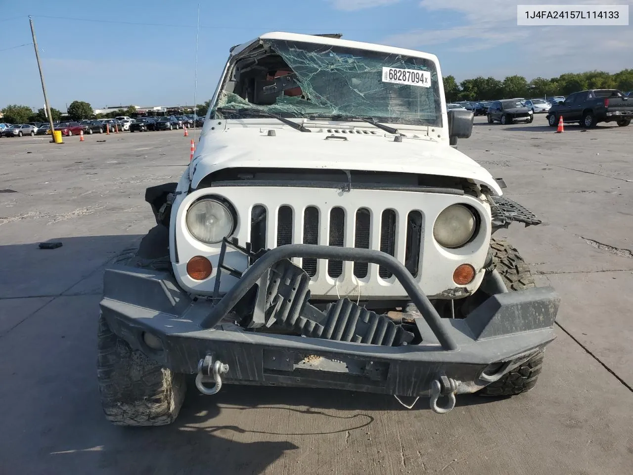 2007 Jeep Wrangler X VIN: 1J4FA24157L114133 Lot: 68287094