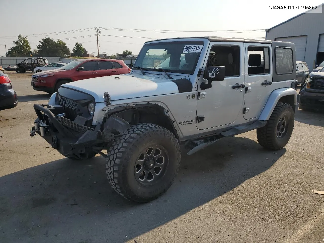 2007 Jeep Wrangler Sahara VIN: 1J4GA59117L196862 Lot: 69607954