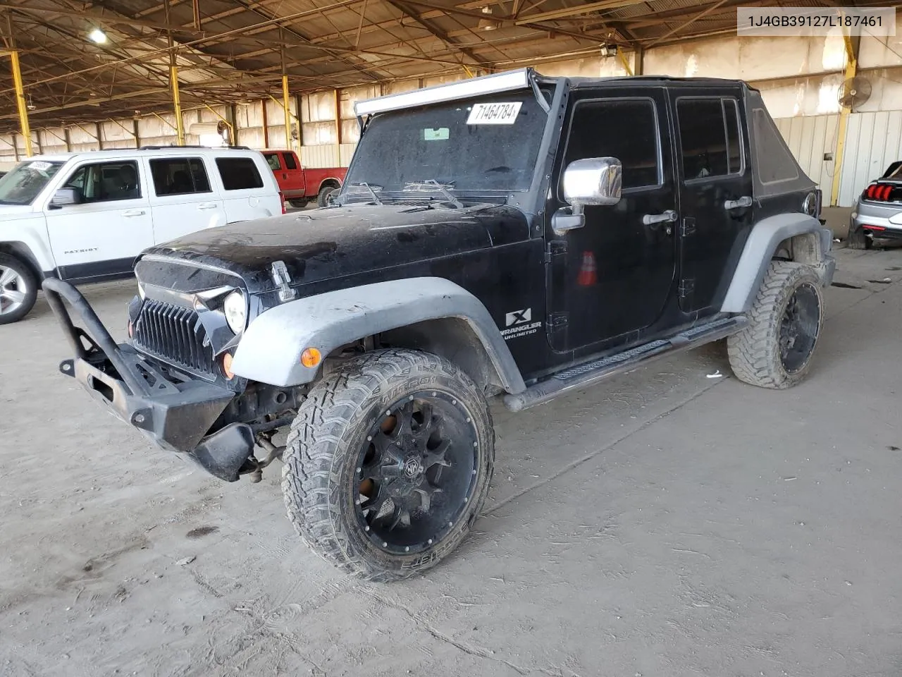 2007 Jeep Wrangler X VIN: 1J4GB39127L187461 Lot: 71464784