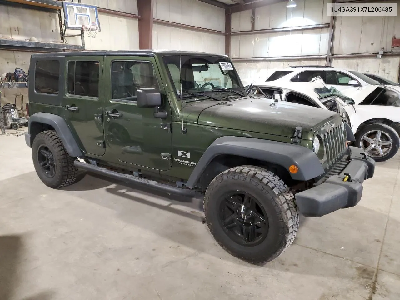 2007 Jeep Wrangler X VIN: 1J4GA391X7L206485 Lot: 72036464