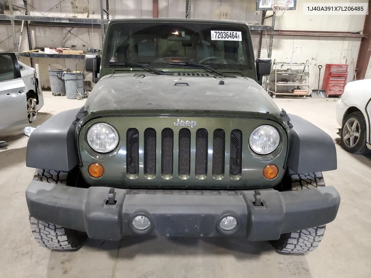 2007 Jeep Wrangler X VIN: 1J4GA391X7L206485 Lot: 72036464