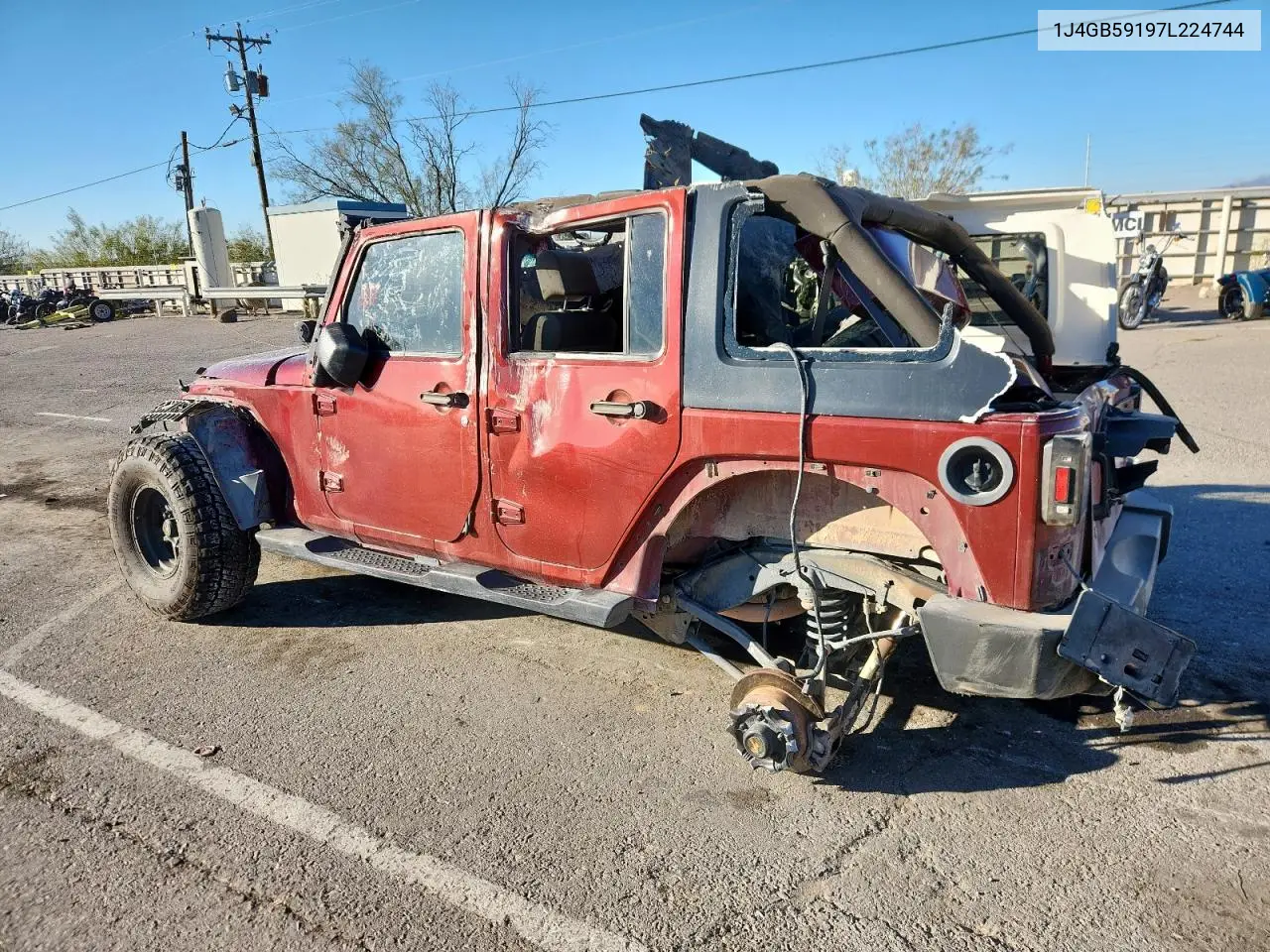 1J4GB59197L224744 2007 Jeep Wrangler Sahara