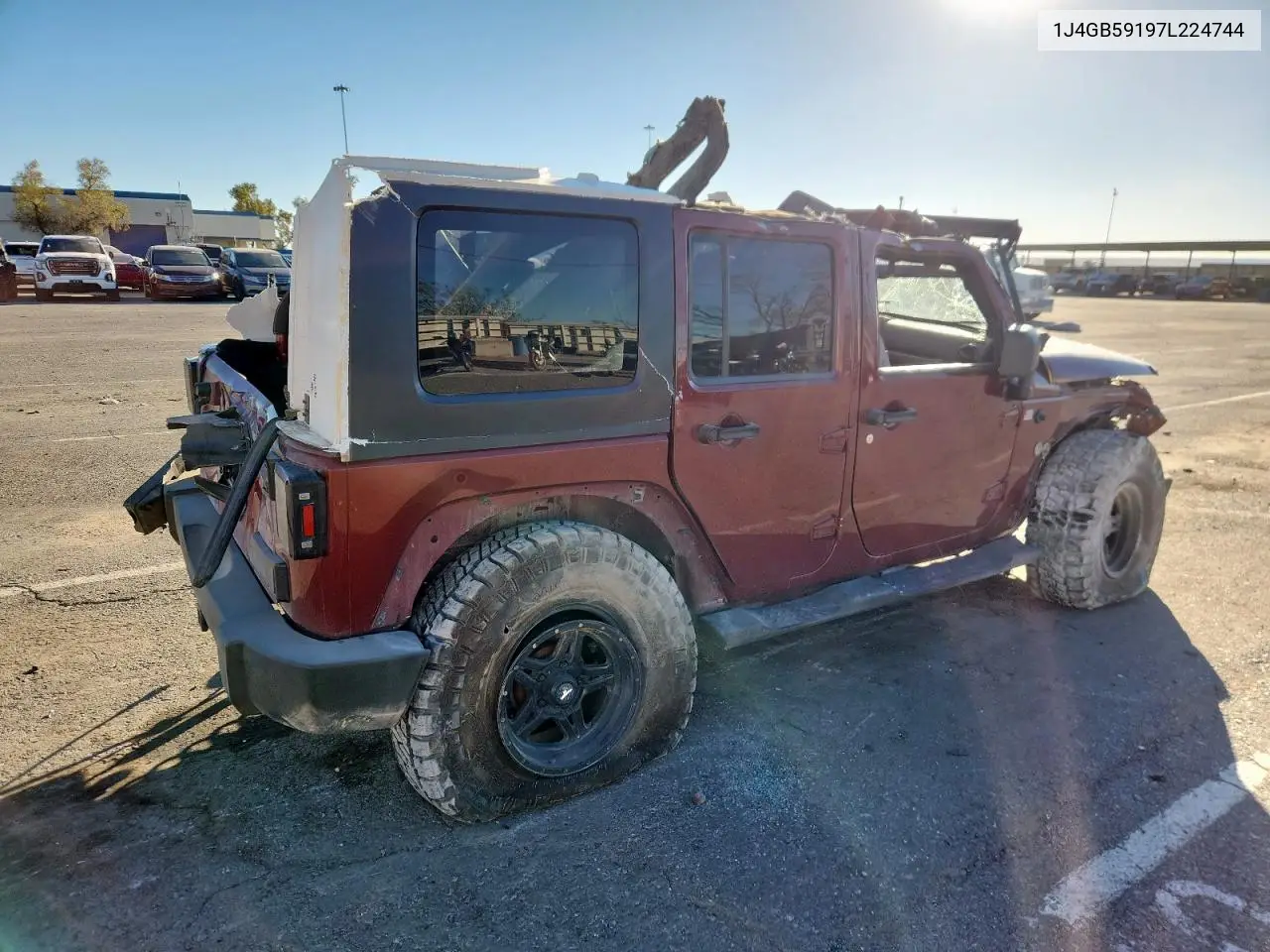 1J4GB59197L224744 2007 Jeep Wrangler Sahara