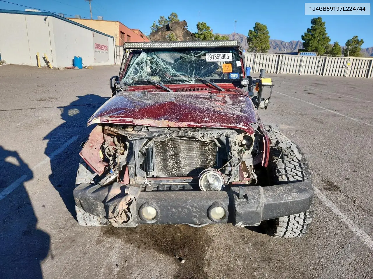 1J4GB59197L224744 2007 Jeep Wrangler Sahara