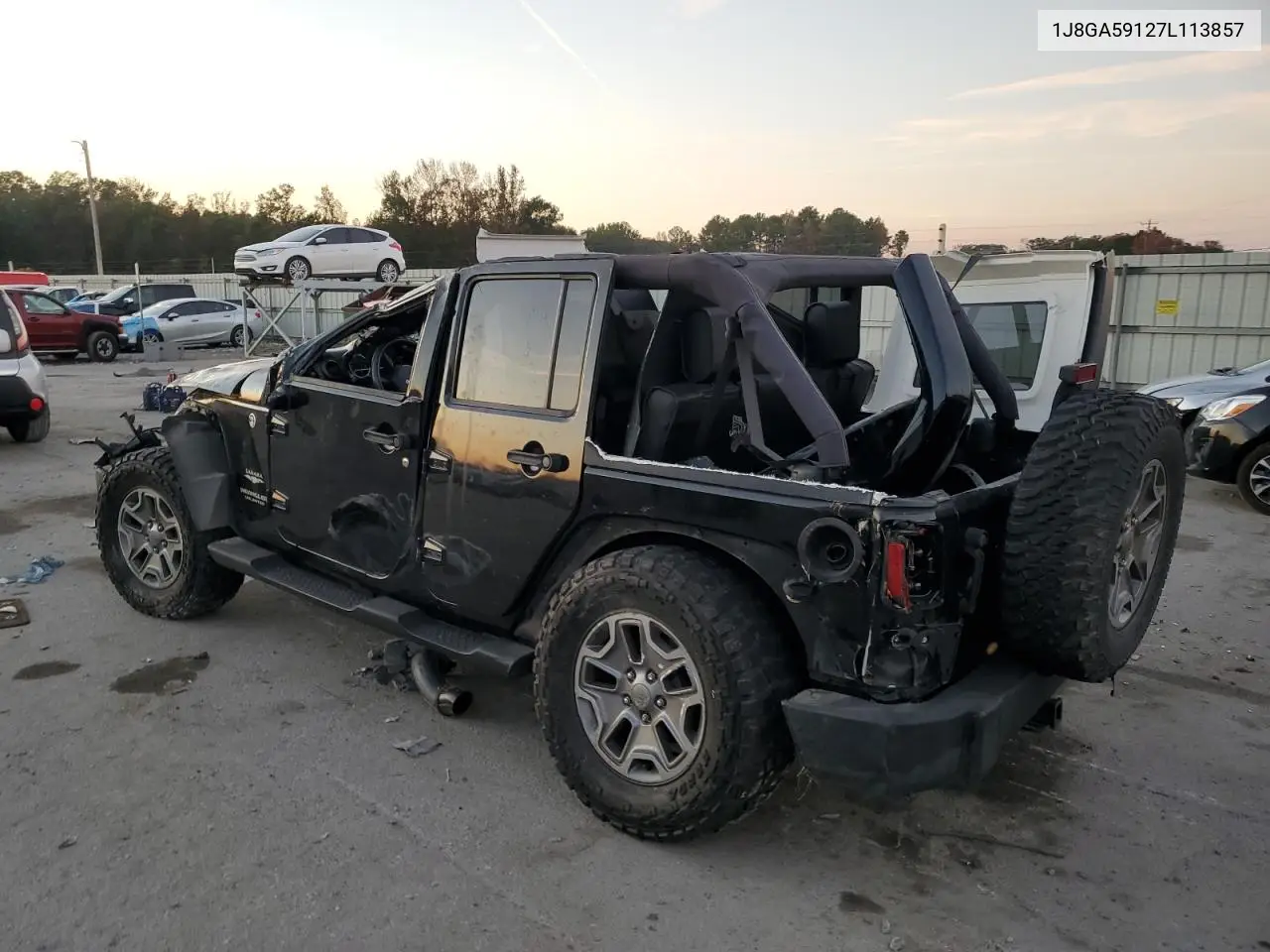 1J8GA59127L113857 2007 Jeep Wrangler Sahara