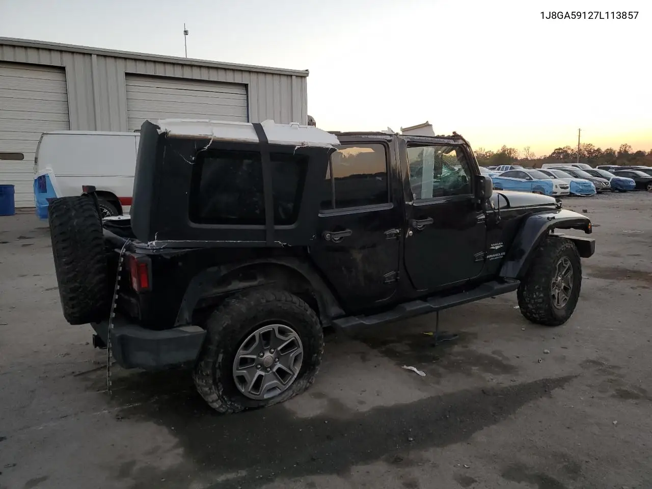 1J8GA59127L113857 2007 Jeep Wrangler Sahara