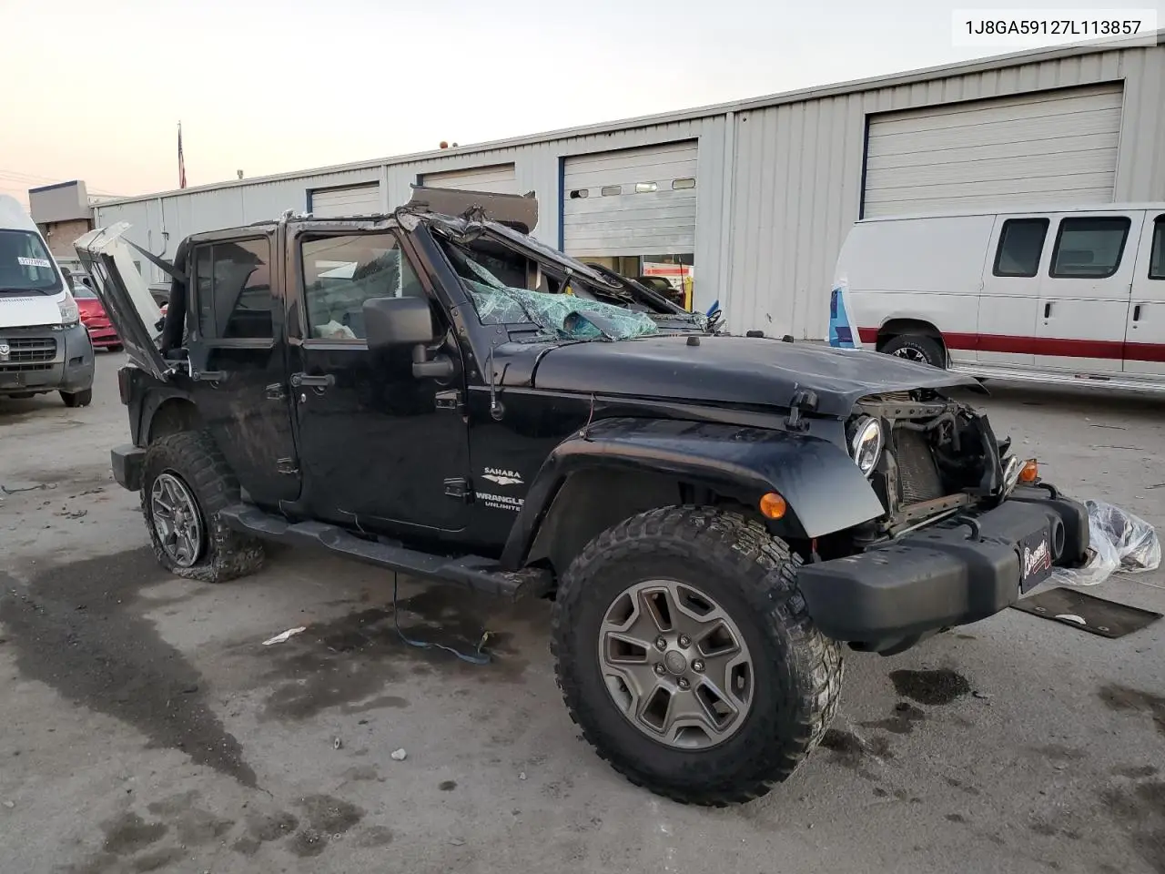 1J8GA59127L113857 2007 Jeep Wrangler Sahara