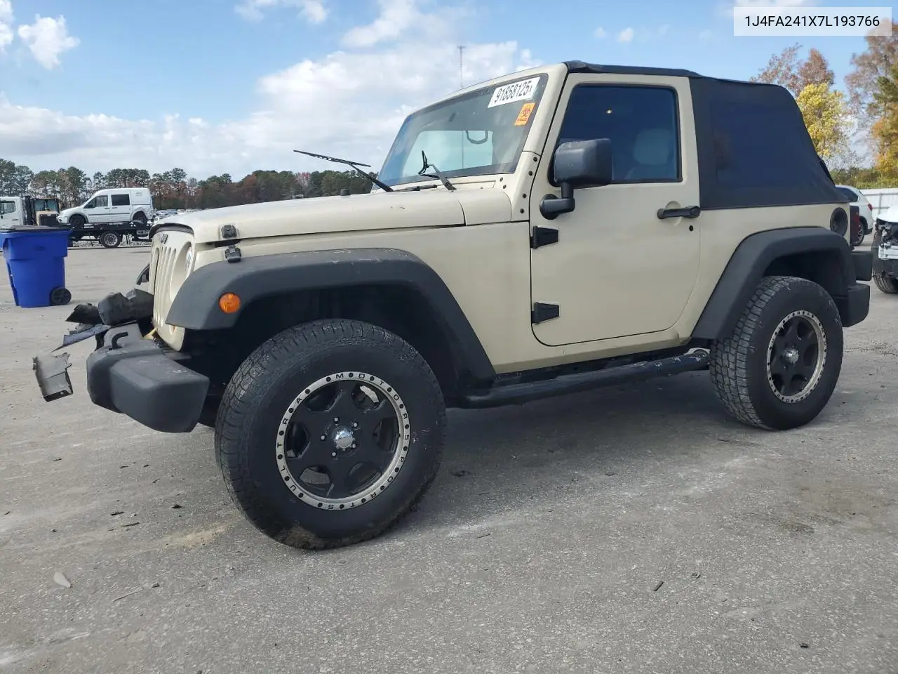 1J4FA241X7L193766 2007 Jeep Wrangler X