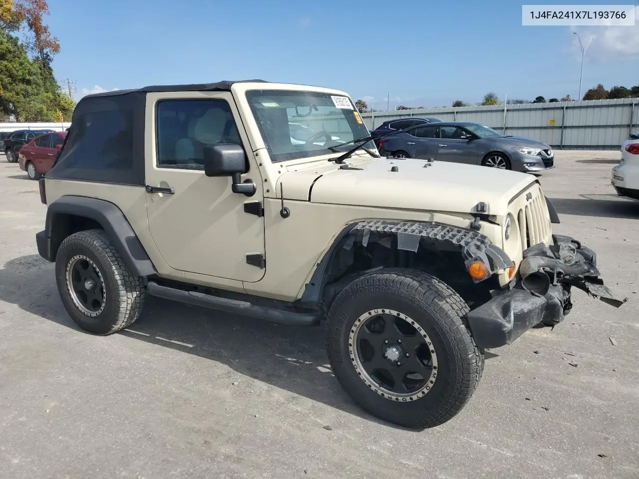 1J4FA241X7L193766 2007 Jeep Wrangler X