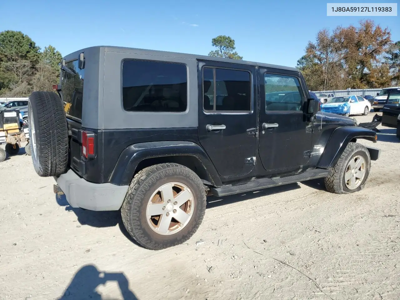 1J8GA59127L119383 2007 Jeep Wrangler Sahara