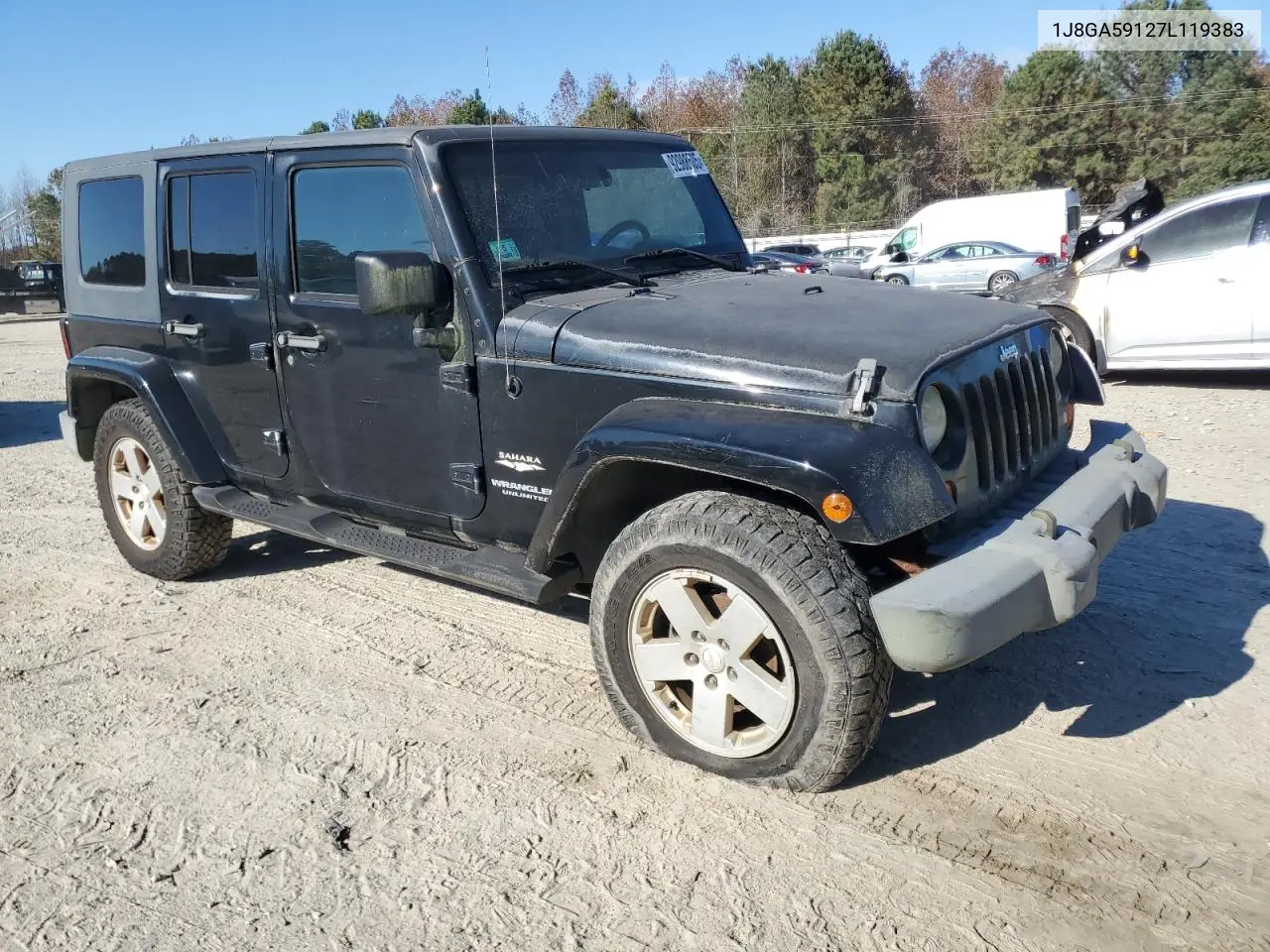 1J8GA59127L119383 2007 Jeep Wrangler Sahara