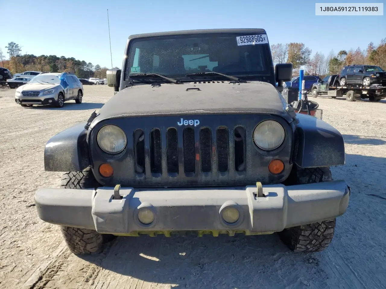 1J8GA59127L119383 2007 Jeep Wrangler Sahara
