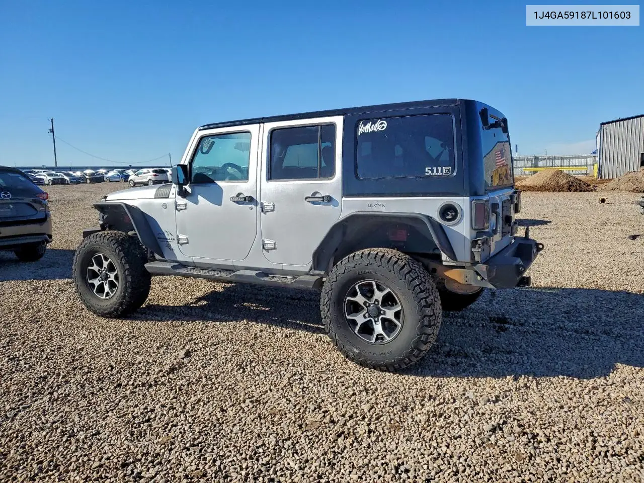 1J4GA59187L101603 2007 Jeep Wrangler Sahara