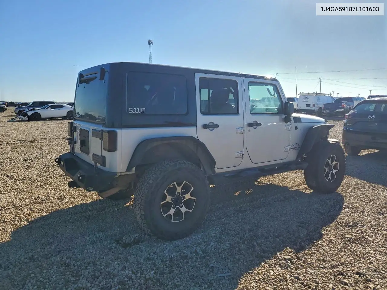 1J4GA59187L101603 2007 Jeep Wrangler Sahara