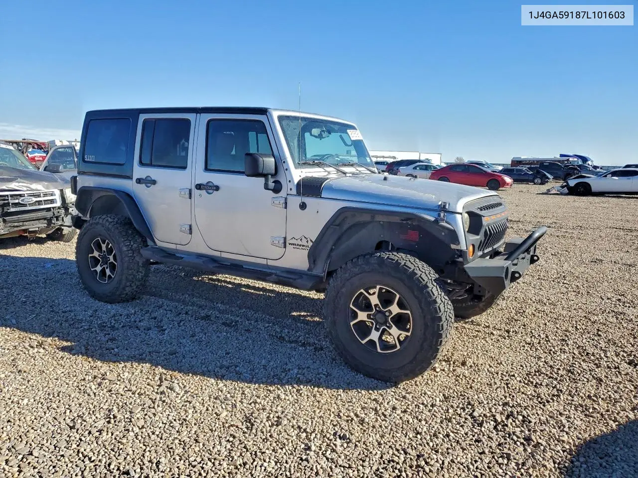 1J4GA59187L101603 2007 Jeep Wrangler Sahara