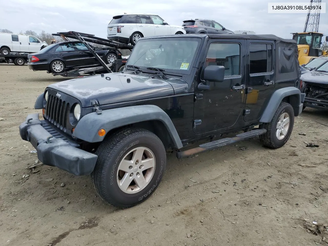 2008 Jeep Wrangler Unlimited X VIN: 1J8GA39108L543974 Lot: 50592304