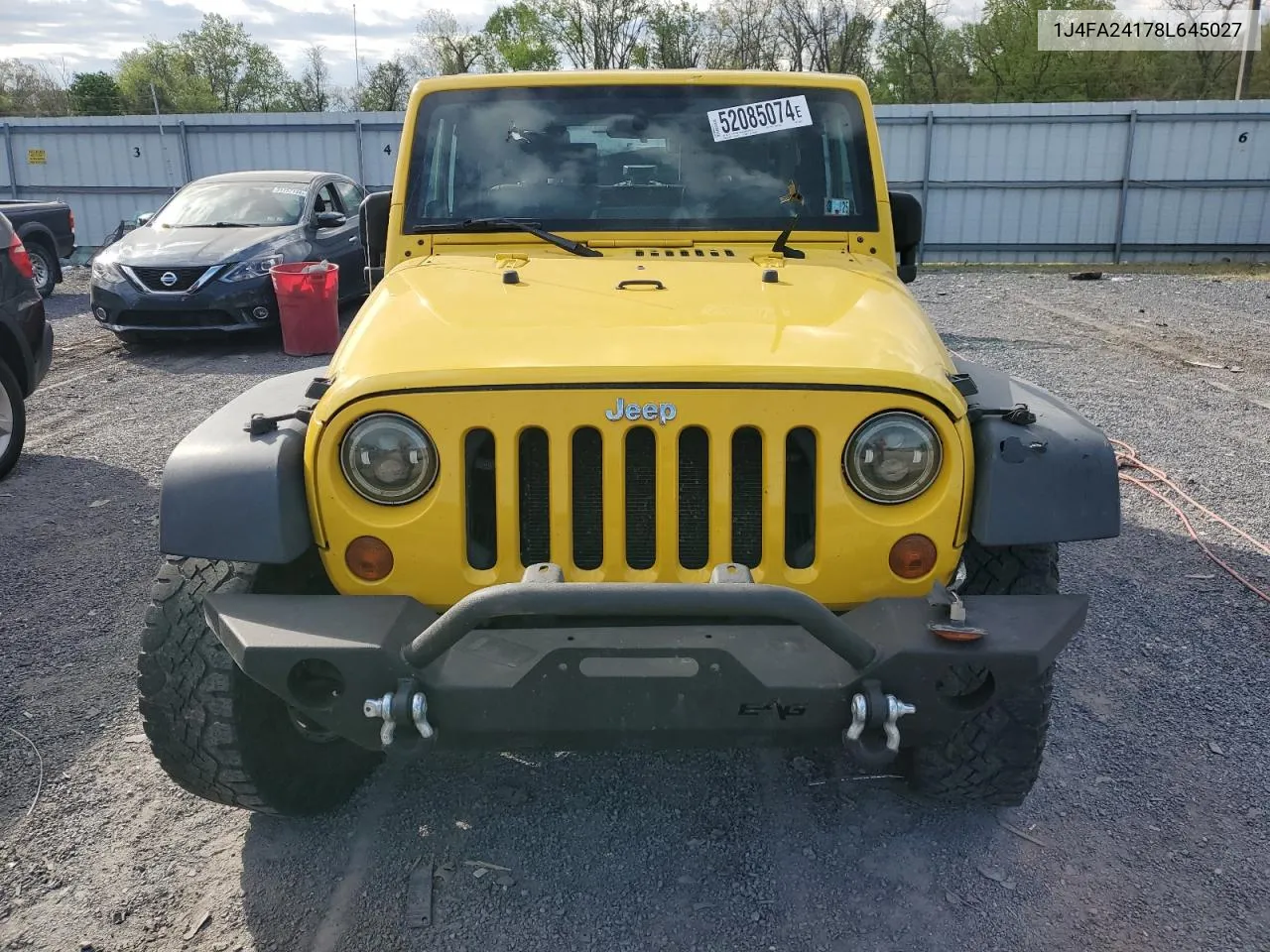 2008 Jeep Wrangler X VIN: 1J4FA24178L645027 Lot: 52085074