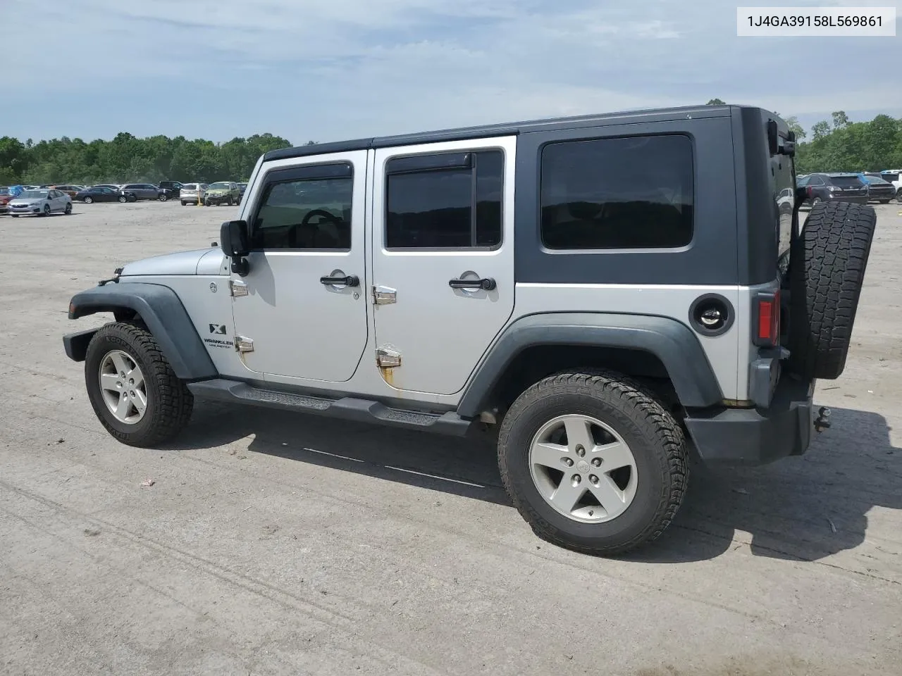 2008 Jeep Wrangler Unlimited X VIN: 1J4GA39158L569861 Lot: 55296674