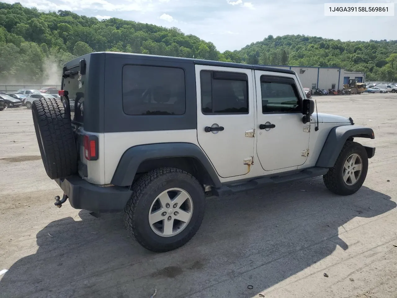 2008 Jeep Wrangler Unlimited X VIN: 1J4GA39158L569861 Lot: 55296674