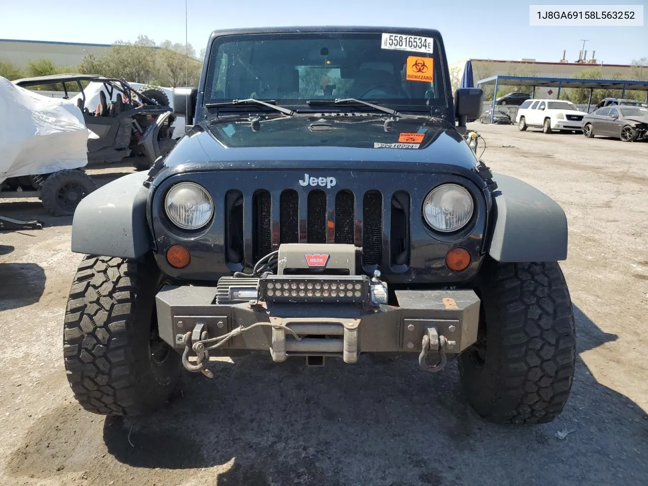 1J8GA69158L563252 2008 Jeep Wrangler Unlimited Rubicon