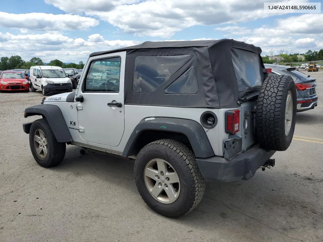 2008 Jeep Wrangler X VIN: 1J4FA24148L590665 Lot: 57939934