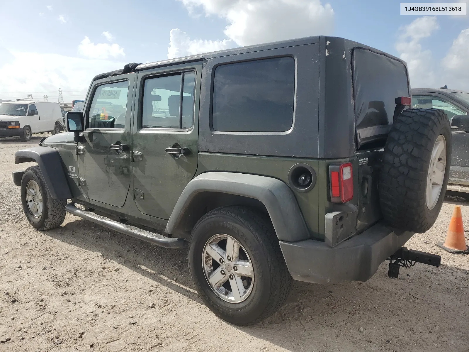 1J4GB39168L513618 2008 Jeep Wrangler Unlimited X