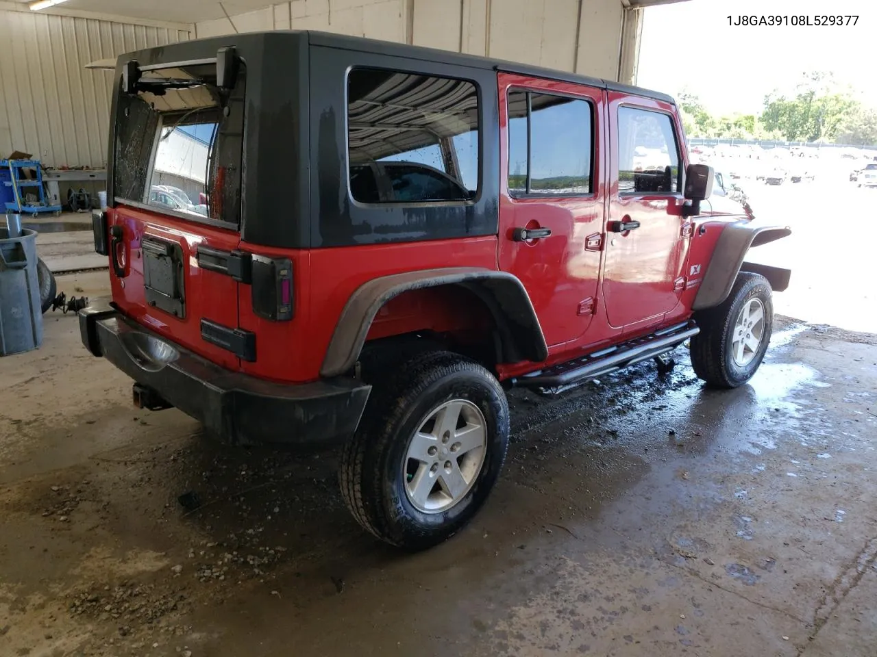 2008 Jeep Wrangler Unlimited X VIN: 1J8GA39108L529377 Lot: 60113524