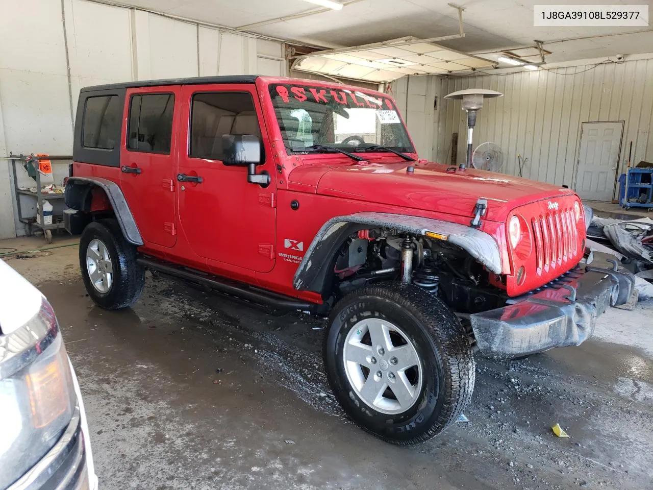 2008 Jeep Wrangler Unlimited X VIN: 1J8GA39108L529377 Lot: 60113524