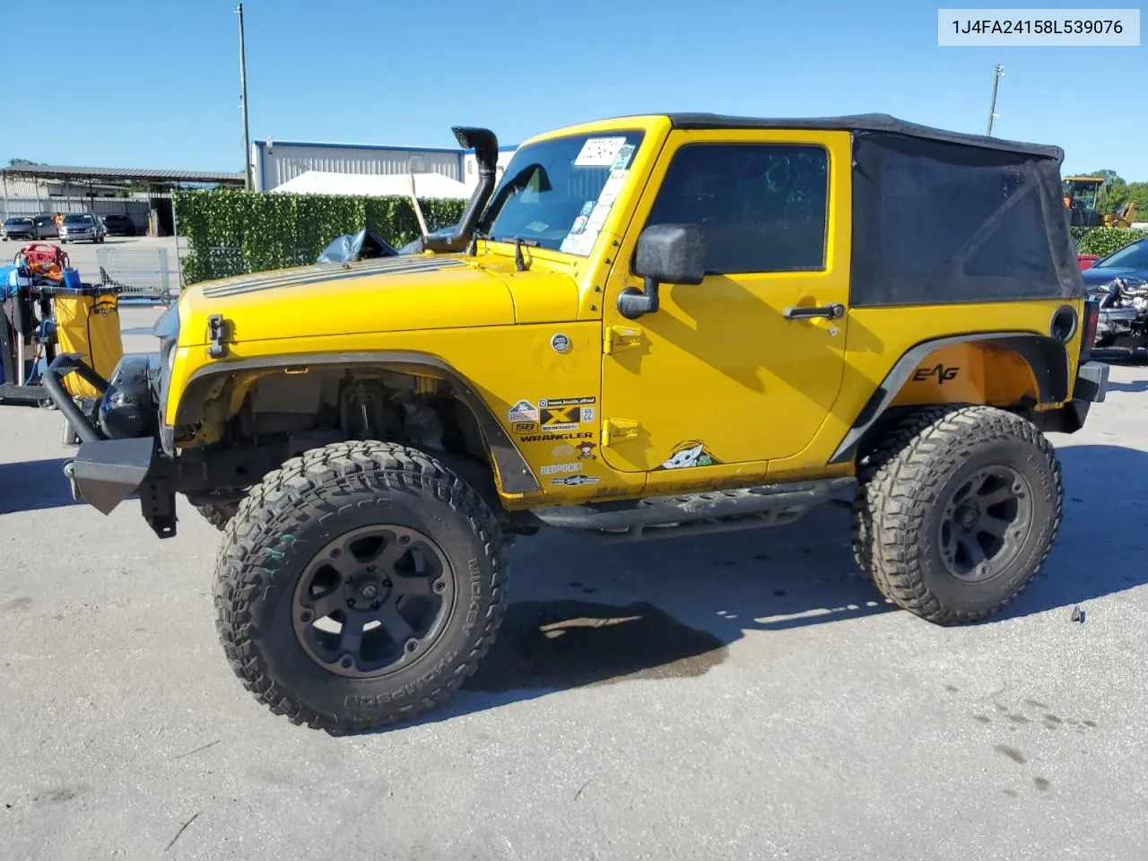 1J4FA24158L539076 2008 Jeep Wrangler X