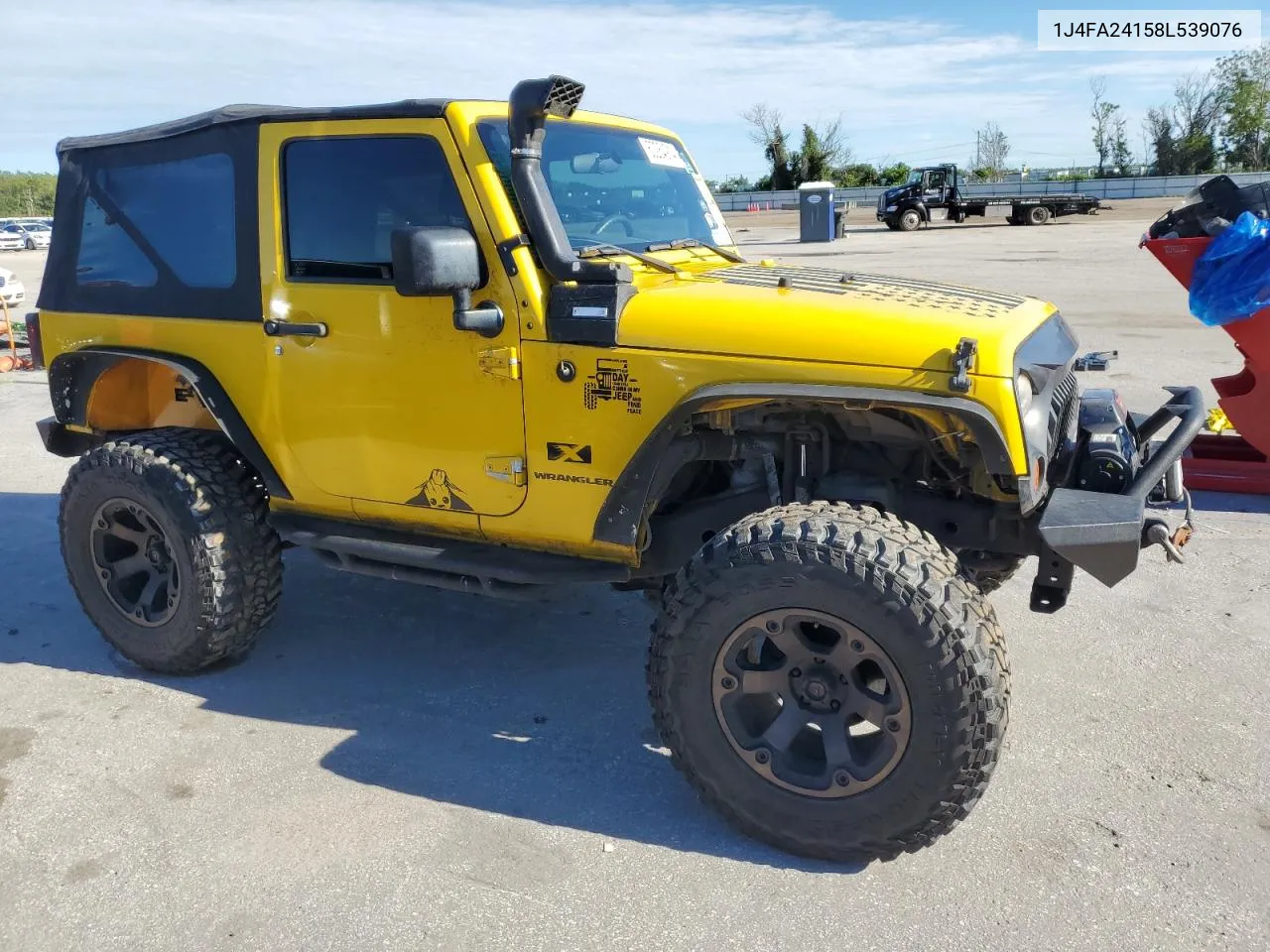 1J4FA24158L539076 2008 Jeep Wrangler X