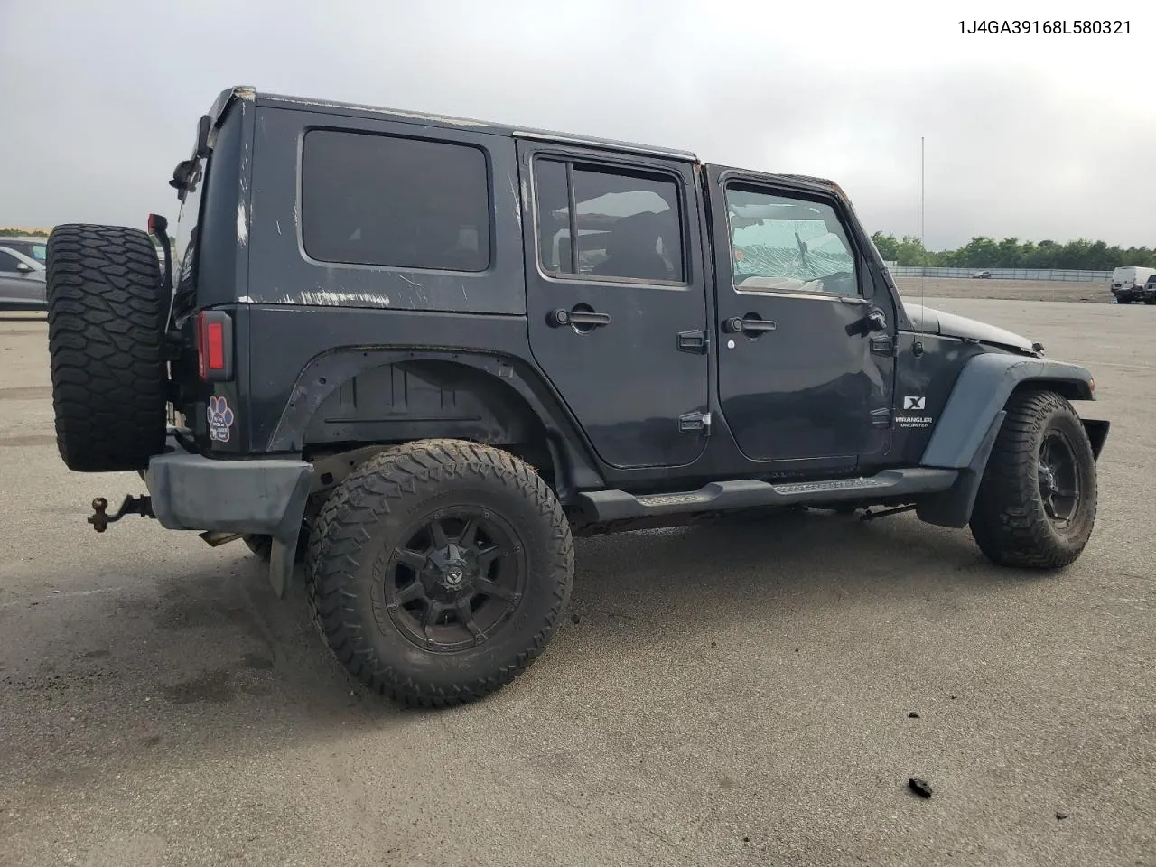 2008 Jeep Wrangler Unlimited X VIN: 1J4GA39168L580321 Lot: 60267264