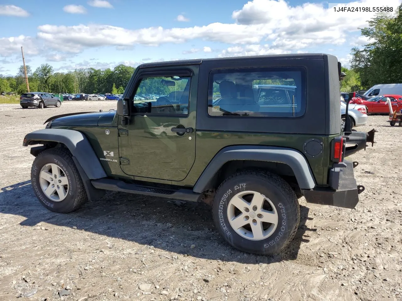 1J4FA24198L555488 2008 Jeep Wrangler X