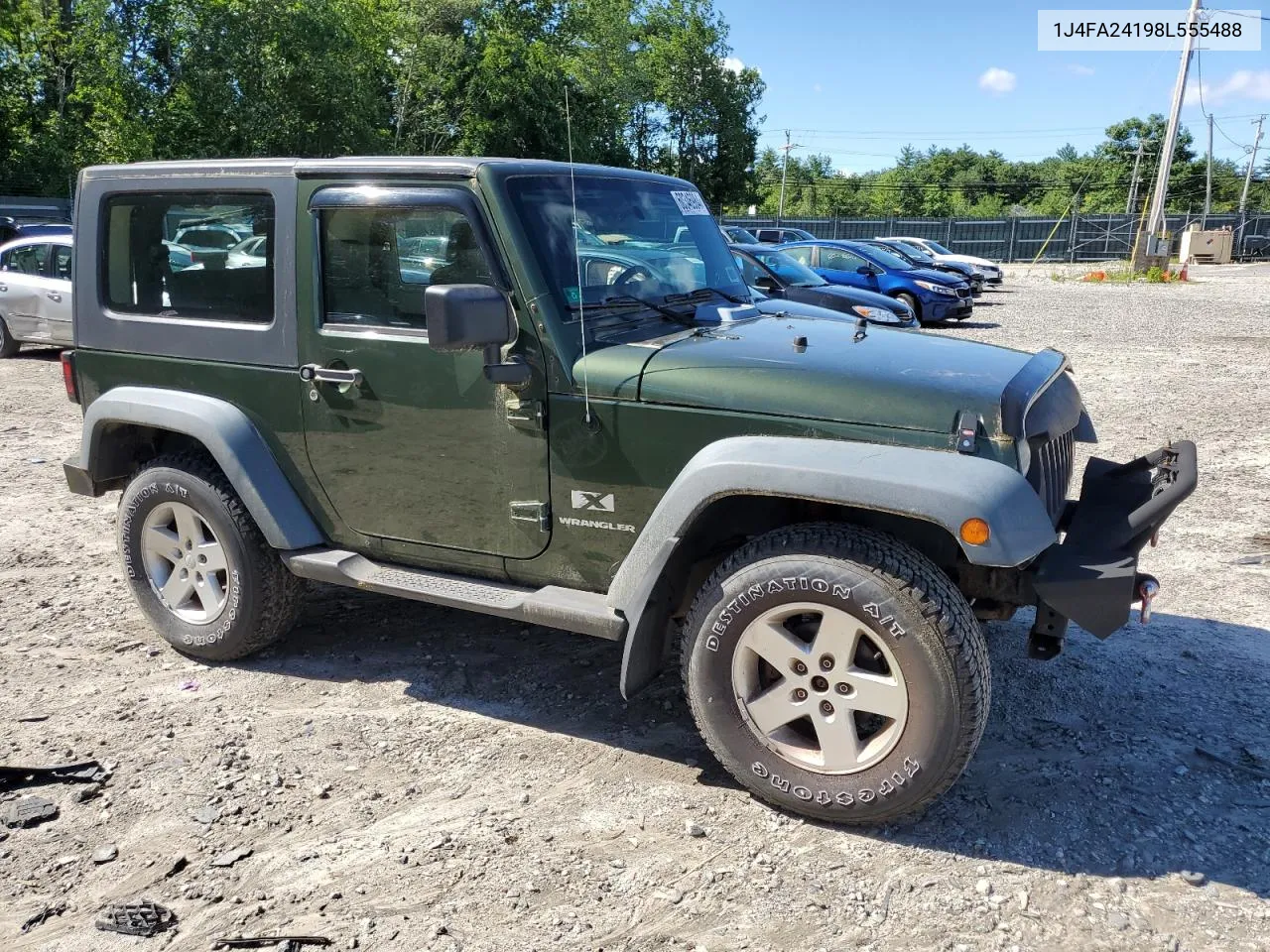 2008 Jeep Wrangler X VIN: 1J4FA24198L555488 Lot: 60346984